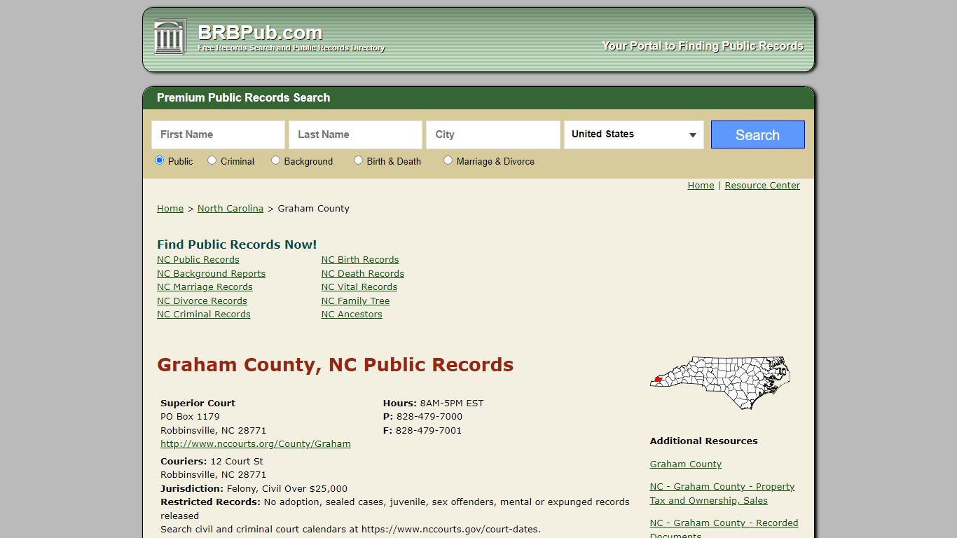 Graham County Public Records | Search North Carolina ...